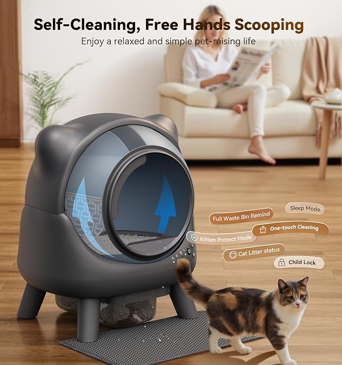 FEELNEEDY Self-Cleaning Litter Box