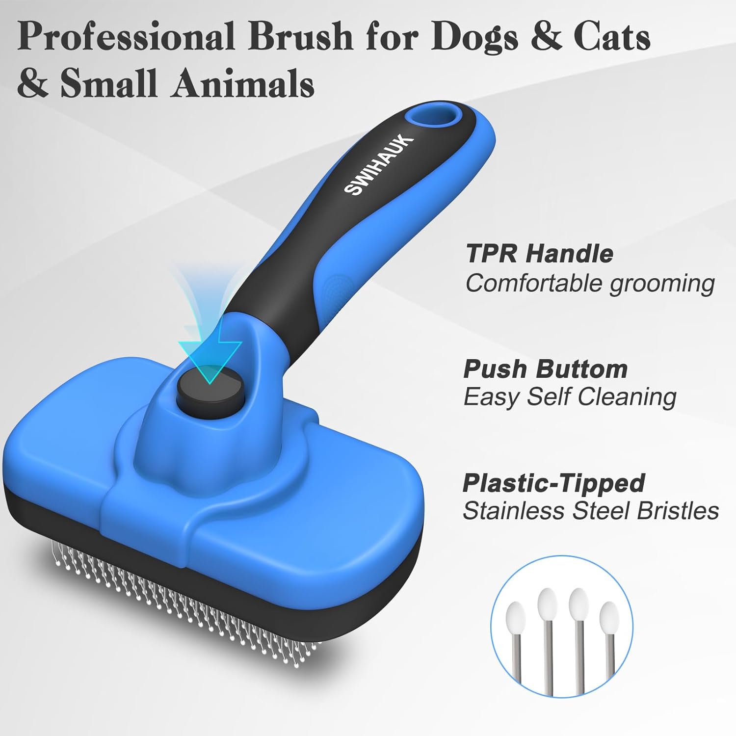 Swihauk Self Cleaning Slicker Brush